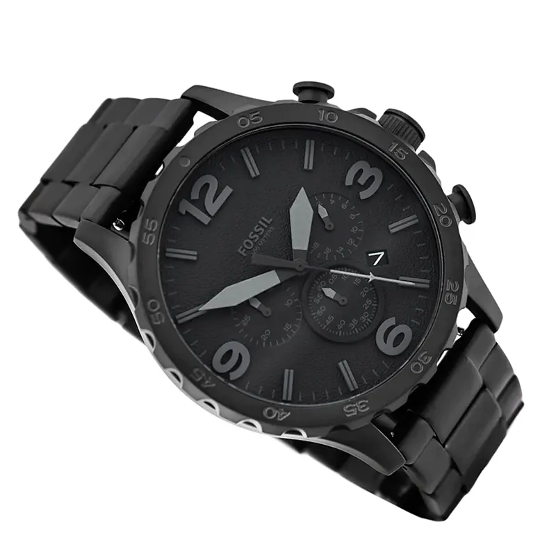 Fossil Nate Chronograph Black Men's Watch | JR1401